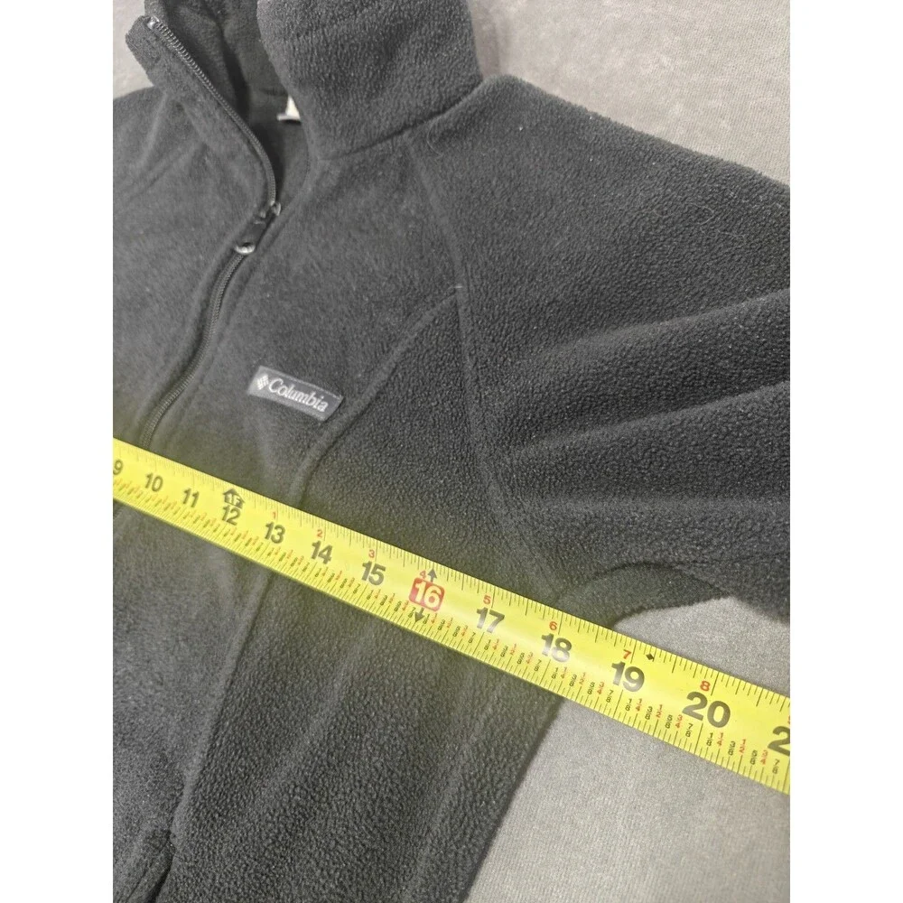 Columbia Women’s Small Black Full Zip Fleece Jacket Outdoor Casual